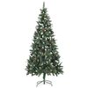 vidaXL Artificial Pre-lit Christmas Tree with Ball Set&Pine Cones 210 cm
