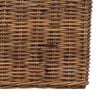 vidaXL Planter Basket with Storage 2 pcs Brown Lacak Rattan