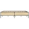 vidaXL Bed Frame without Mattress Sonoma Oak 160x200 cm