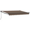 vidaXL Retractable Awning Taupe 3.5 x 2 m Polyester and Aluminium