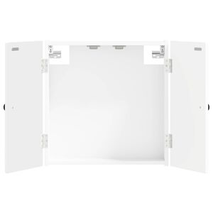 vidaXL Dartboard Cabinet EDE White 52.5 x 10.5 x 53.5 cm