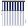 vidaXL Outdoor Roller Blind 140x250 cm Blue and White