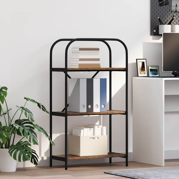 vidaXL Bookshelf Old Wood 60 x 30 x 109 cm Engineered wood