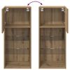 vidaXL Wall-mounted TV Cabinets 2 pcs Artisan Oak 40.5 x 30 x 90 cm