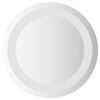 vidaXL LED Bathroom Mirror Transparent &Oslash; 30 cm Tempered Glass