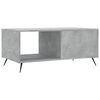 vidaXL Coffee Table Concrete Grey 90x50x40 cm Engineered Wood
