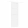 vidaXL Sliding Door ORKDAL White 83 x 232 cm Solid Pine Wood