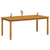 vidaXL Garden Dining Table 180x90x75 cm Solid Wood Acacia
