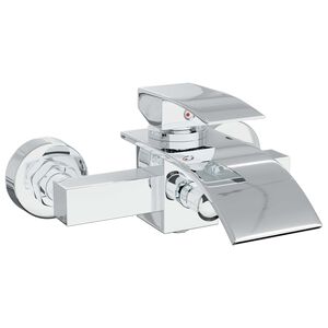 vidaXL Shower Mixer Tap Chrome G 1 / 2 inches