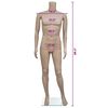 vidaXL Mannequin Man Without Head