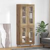 vidaXL Highboard Artisan Oak 69.5 x 34 x 180 cm Engineered Wood