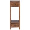 vidaXL Plant Stand with Drawer Brown 30 x 30 x 80 cm Mahogany Wood