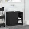 vidaXL Bathroom Cabinet Black Oak 63 x 29 x 55 cm Engineered wood