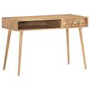 vidaXL Writing Desk 115x50x76 cm Solid Acacia Wood