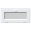vidaXL Basement Window RISOR 80x40 cm Tilt 3 Glazing White