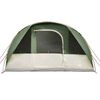 vidaXL Family Tent Tunnel 7-Person Green Waterproof