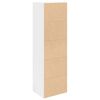 vidaXL Bookcase White 31x24x102 cm Engineered Wood