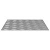 vidaXL Stair Tread Square 2 pcs Silver 50 x 50 cm Aluminium