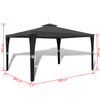 vidaXL Gazebo with Roof 3x4 m Dark Grey