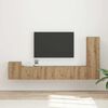 vidaXL TV Cabinet Set Wall-mounted 3 pcs Artisan Oak Engineered Wood