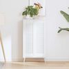 vidaXL Cabinet Doors Louvred Design 2 pcs White 99x29,5 cm