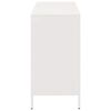 vidaXL Sideboard White 101.5x39x73.5 cm Cold-rolled Steel