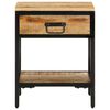 vidaXL Bedside Cabinet Brown 40 x 35 x 50 cm Solid Mango wood