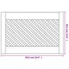 vidaXL Cabinet Doors Lattice Design 2 pcs 59.5x39.5 cm Solid Wood Pine