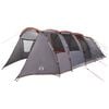 vidaXL Tunnel Tent Grey and Orange 675 x 392 x 210 cm