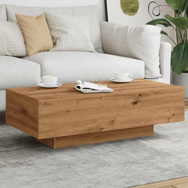 vidaXL Coffee Table Artisan Oak 100x49.5x31 cm Engineered Wood