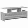 vidaXL TV Stand Grey Sonoma 102 x 35 x 45 cm Engineered Wood
