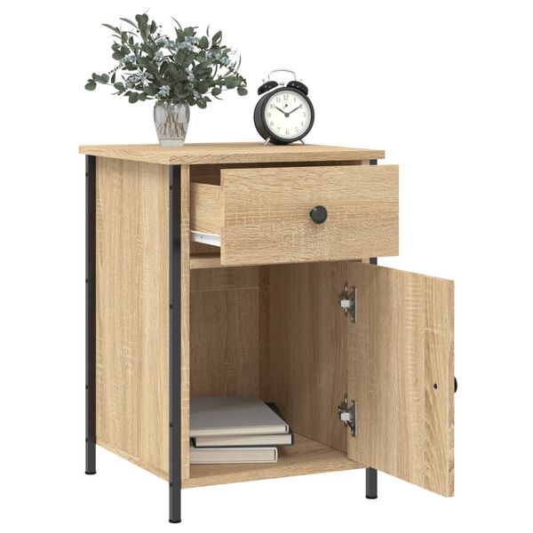 vidaXL Bedside Cabinets 2 pcs Sonoma Oak 40x42x60 cm Engineered Wood