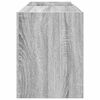 vidaXL Record Cabinet Grey Sonoma 78.5 x 35 x 45 cm Engineered Wood