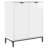 vidaXL Sideboard High Gloss White 69.5 x 33 x 82 cm Engineered Wood
