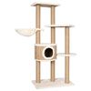 vidaXL Cat Tree with Scratching Post 126cm Seagrass