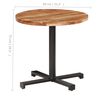vidaXL Bistro Table Round Ø80x75 cm Solid Acacia Wood