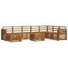 vidaXL Sofa Sets Natural Solid Acacia Wood