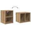vidaXL Hanging Cabinet Artisan Oak 30 x 29.5 x 40 cm Engineered Wood