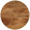 vidaXL Table Top Ø 40x2.5 cm Round Solid Wood Mango