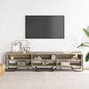 vidaXL TV Cabinet Sonoma Oak 180x34x41 cm Engineered Wood