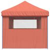 vidaXL Party Tent Folding Terracotta 292 x 580 x 315 cm Oxford Fabric
