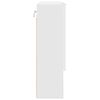 vidaXL Mirror Cabinet High Gloss White 59 x 17 x 55 cm Engineered Wood