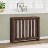 vidaXL Radiator Cover Brown Oak 104x20x82 cm Engineered Wood