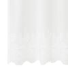 vidaXL Lace Curtain with Curtains Floral White 240x900cm Polyester