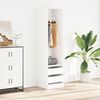 vidaXL Wardrobe with Drawers White 50x50x200 cm Engineered Wood