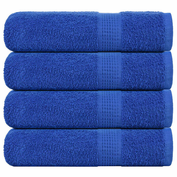 vidaXL Hand Towels "FROGN" 4 pcs Blue 50x100 cm 360 gsm