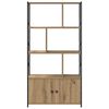 vidaXL Bookshelf Artisan Oak 80 x 30 x 155.5 cm Engineered Wood