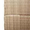vidaXL Room Divider Folding Manual Beige 292 x 180 cm Poly Rattan