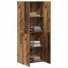 vidaXL Office Cabinet with Door Old wood 60 x 32 x 153 Engineered wood