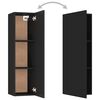 vidaXL 6 Piece TV Cabinet Set Black Engineered Wood
